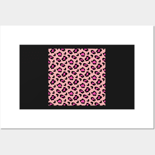 Pink Spotted Animal Pattern Design Posters and Art